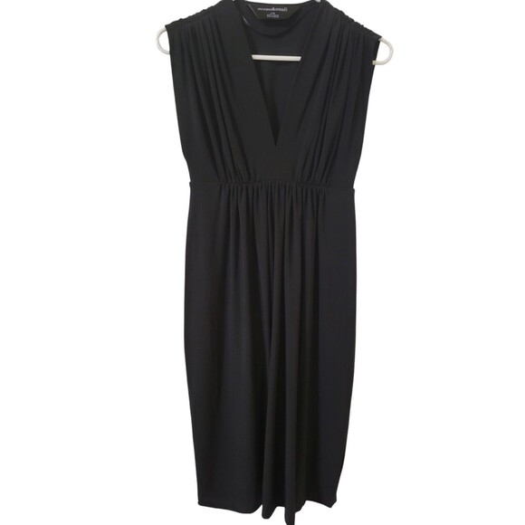 Norma Kamali Little Black Sleeveless Cocktail Classy Dress Women's S D26 - Picture 8 of 8